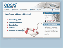 Tablet Screenshot of easis-datenrettung.de
